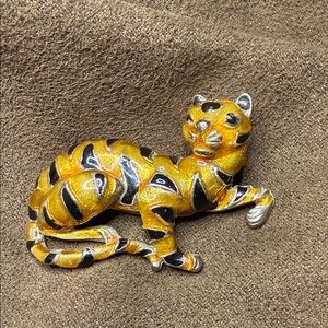 Vintage Trifari Ark series signed Leopard brooch